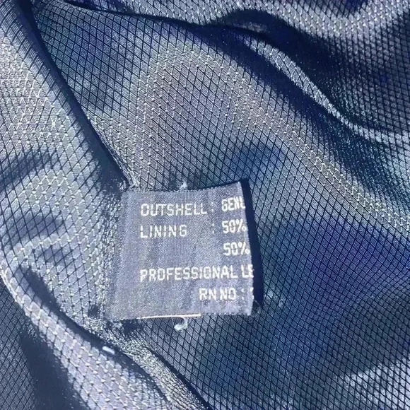 Adler Collection Genuine Leather Coat with belt Lamb Skin inside size Large - Picture 6 of 7